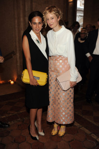 Delfina Delettrez and Italian actress Alba Rohrwacher