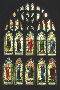 Stained glass windows by Edward Burne-Jones. © www.english-church-architecture.net