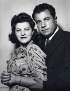 Salvatore Ferragamo and his wife Wanda around the time of their wedding in the late Thirties