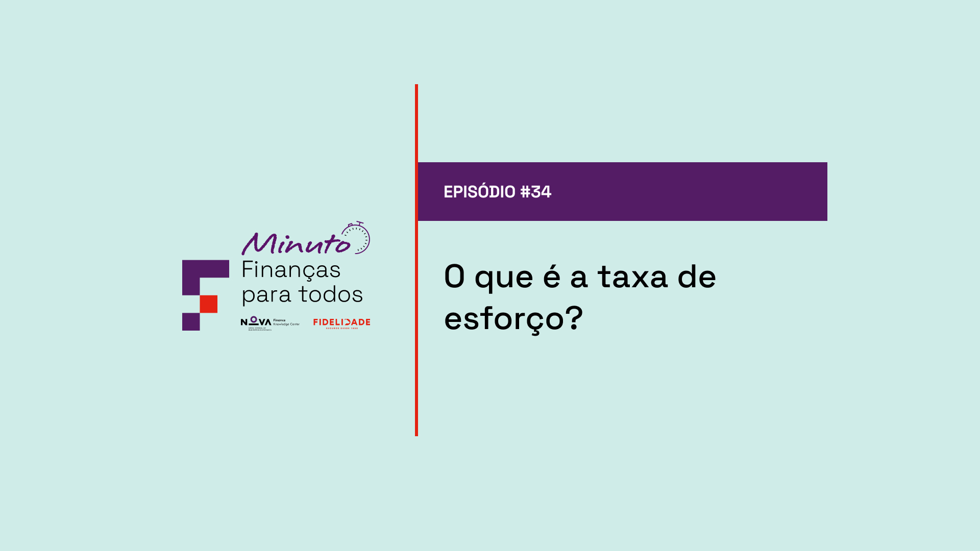 #34 | Taxa de esforço: o que é e o que representa no seu caso