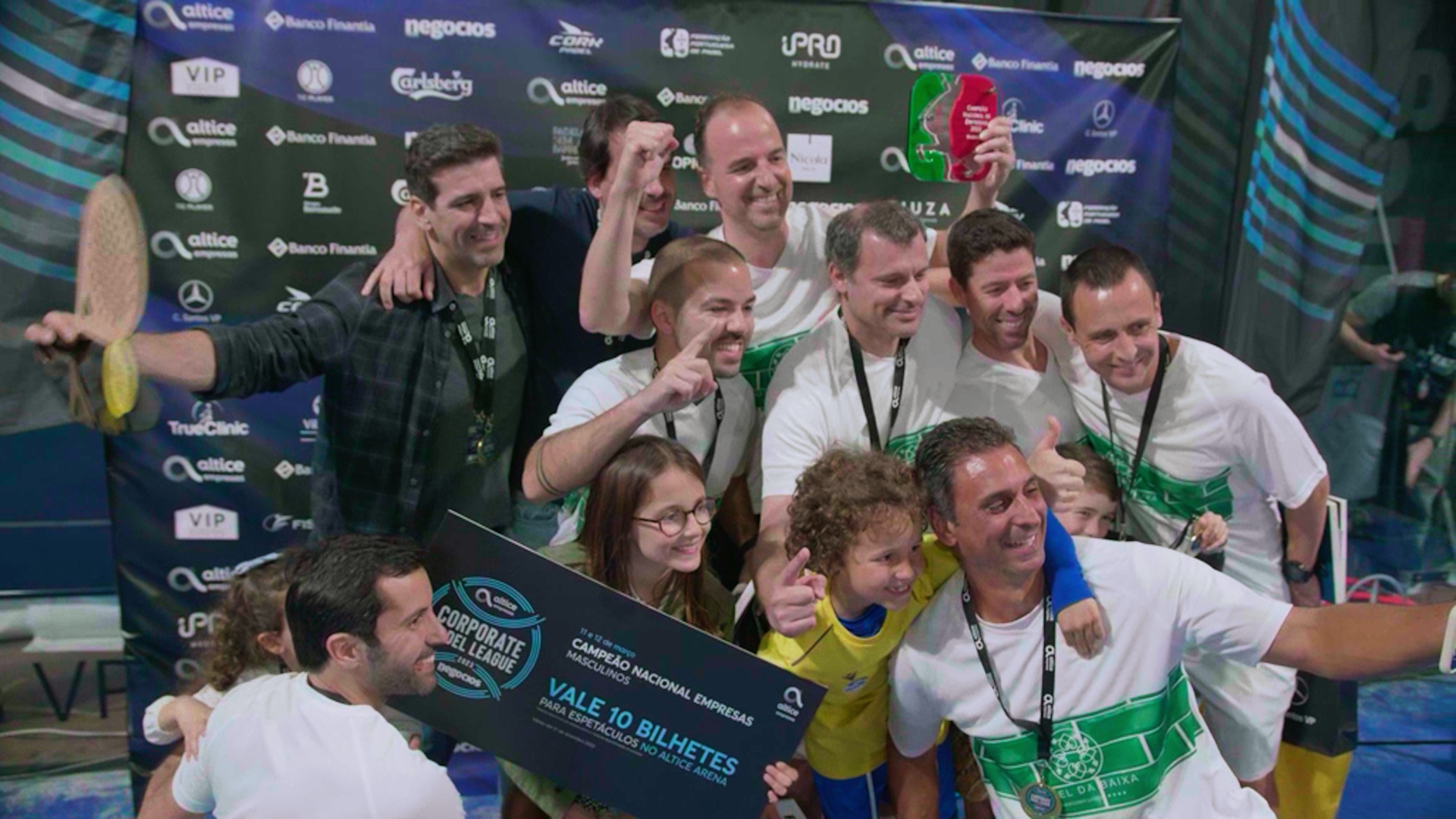 Campeãs nacionais de padel entre empresas: Nestlé Portugal e Hotel da Baixa