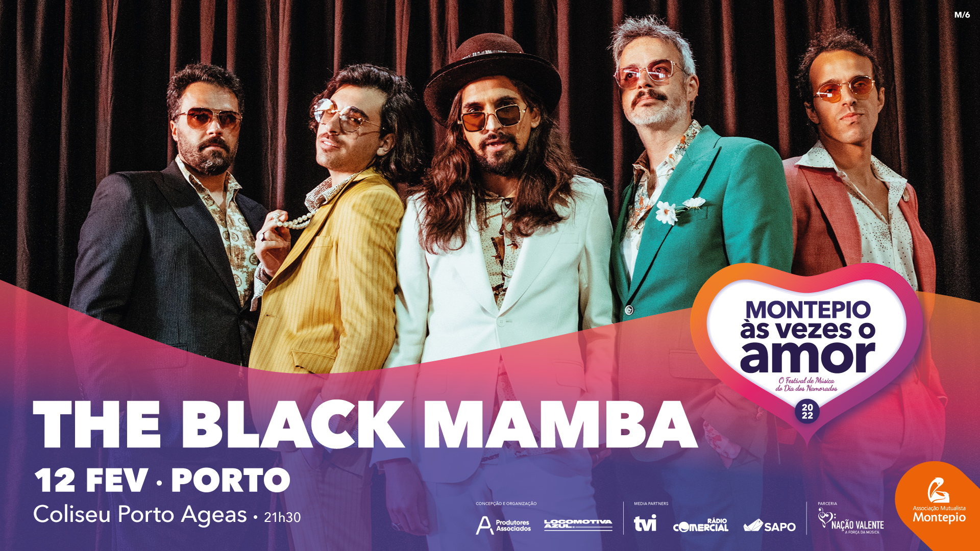 12 FEV – THE BLACK MAMBA – Coliseu Porto Ageas, Porto