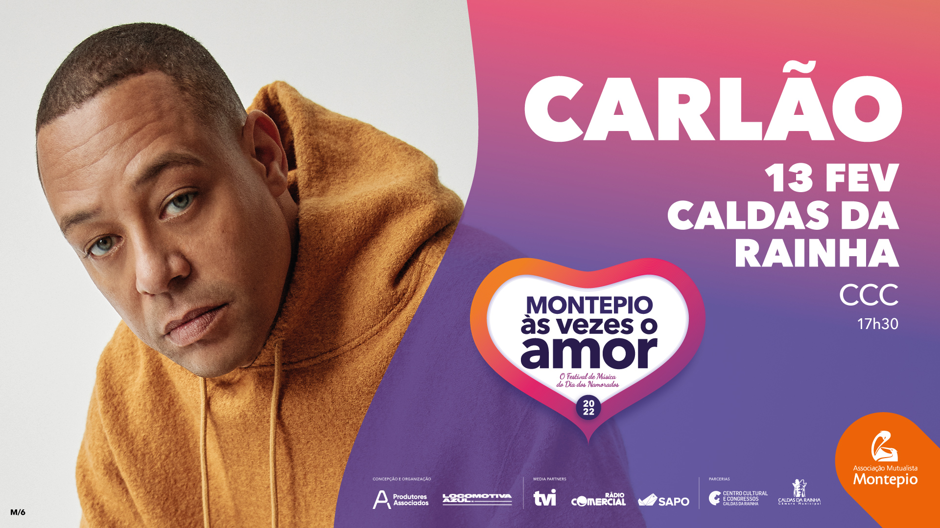 13 FEV – CARLÃO – CCC, Centro Cultural e Congressos, Caldas da Rainha