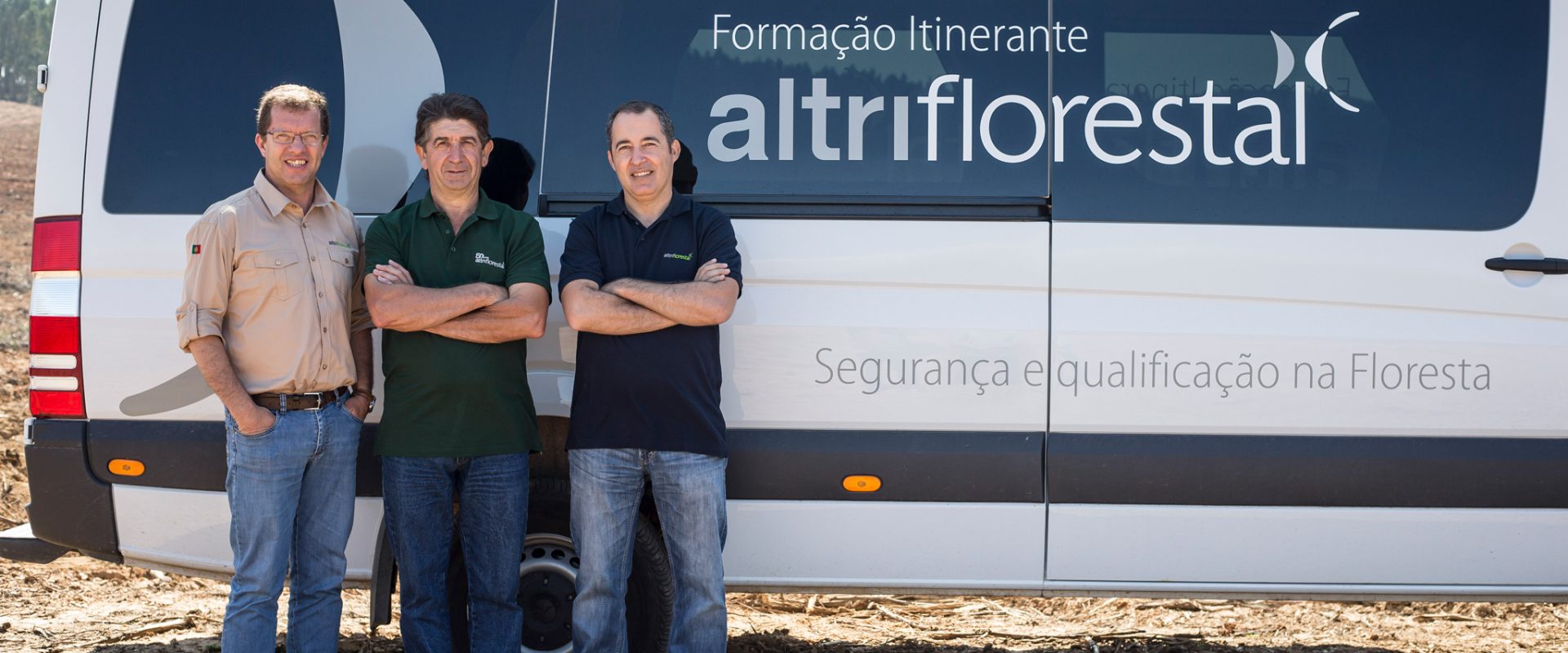 João Reis, Acácio José Henriques e Pedro Serafim, from Altri Florestal