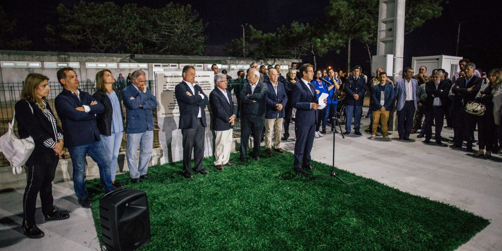 Celbi Administrator speaks at the inauguration of the sports complex of the Praia da Leirosa club