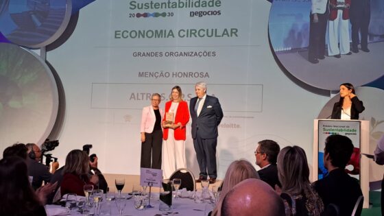 National Sustainability Award Honorable Mention for Altri