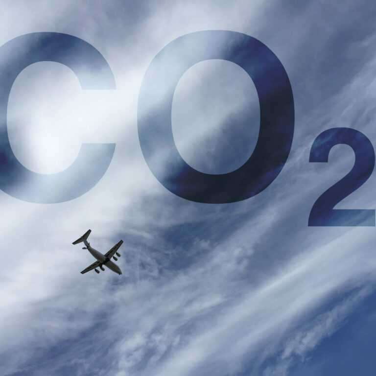 Reduzir a pegada ecológica ao viajar de avião