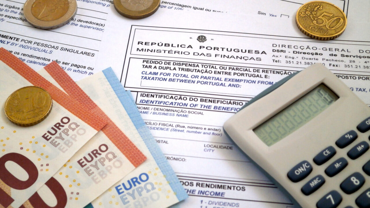 Documento de declaração de impostos em Portugal onde constar o CAE